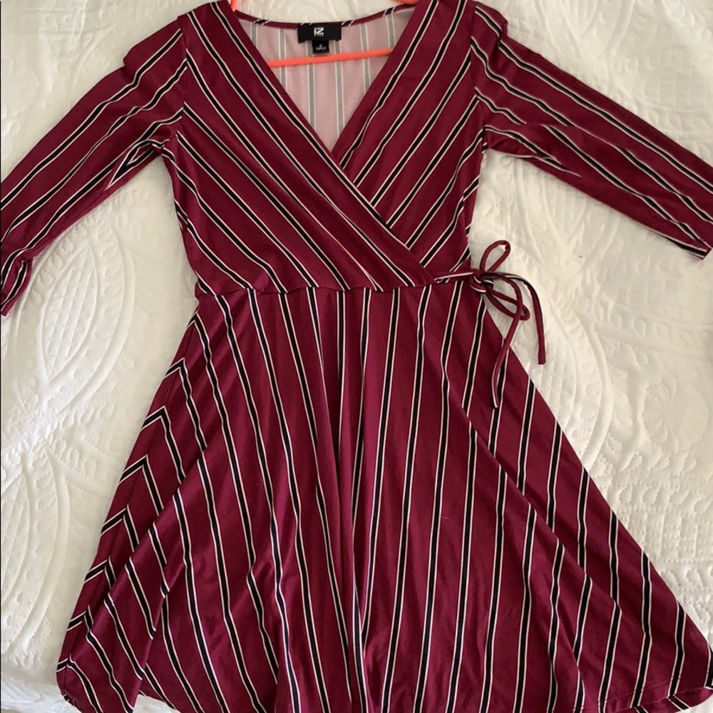 Black and Purple/ Red Dress